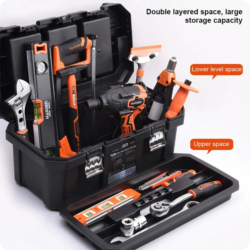 Harden 22-inch Heavy Duty Plastic Tools Box | 520356