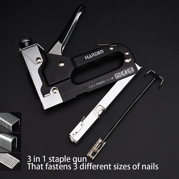 Harden 3 Way Used Staple Gun with Extra Pins | 620803