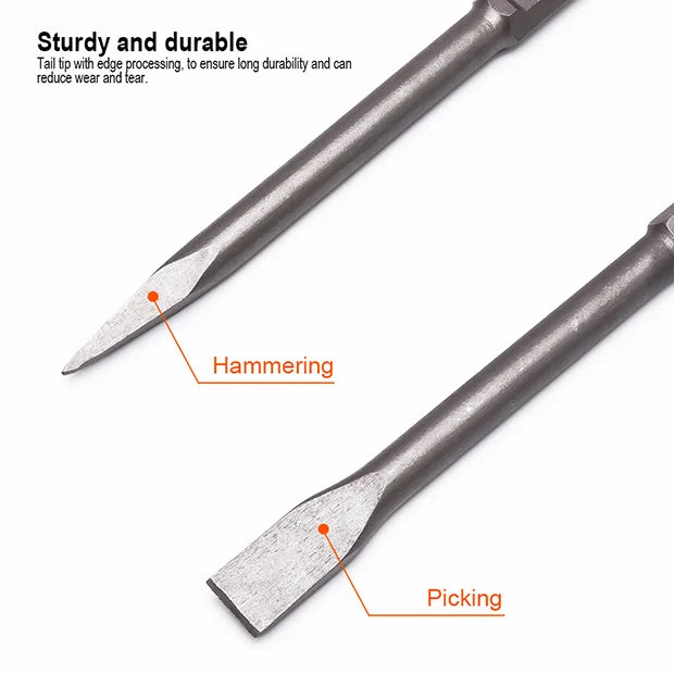 Harden Professional 30X410mm Hex Point & Flat Chisel | 610398, 610399