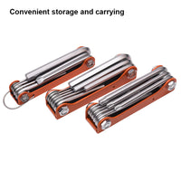 Harden 8-in-1 Folding Torx Key Wrench Set (T9–T40) | 540612