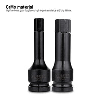 Harden 8 Pc 1/2" Hex Impact Bit Socket Set CrMo | 537048