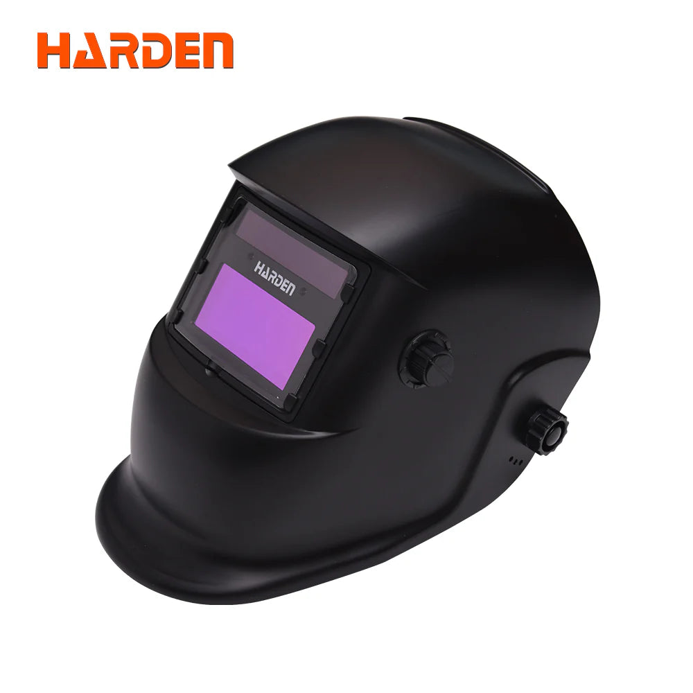HARDEN 766012 Professional Auto Darkening Welding Helmet with Solar Power and Adjustable Shade