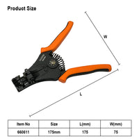 Harden Automatic Wire Stripper 7" Cable Stripping 3.2mm | 660611