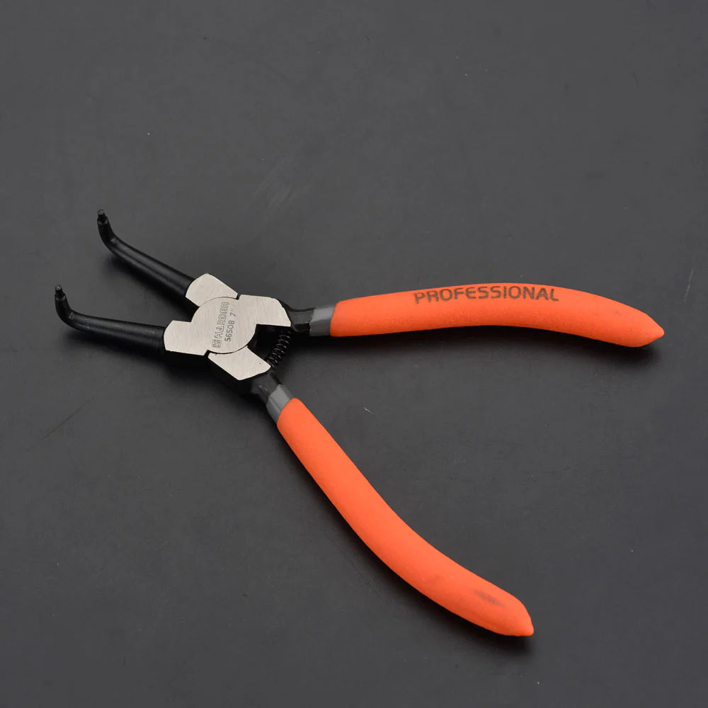HARDEN 560519 7-Inch (180mm) Internal Bent-Jaw Circlip Pliers