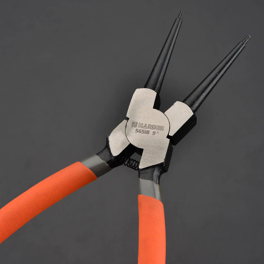 HARDEN 560515 9-Inch (225mm) Internal Straight-Jaw Circlip Pliers