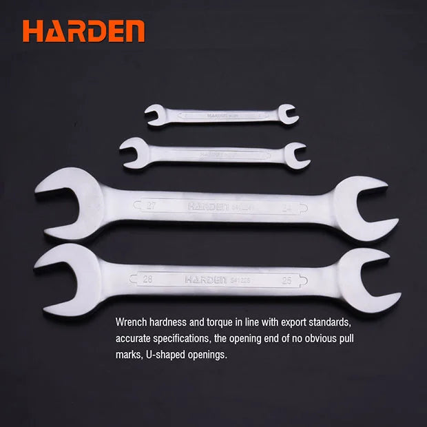 Harden Double Open-End Spanner (6x7mm to 30x32mm) | 541206 To 541230