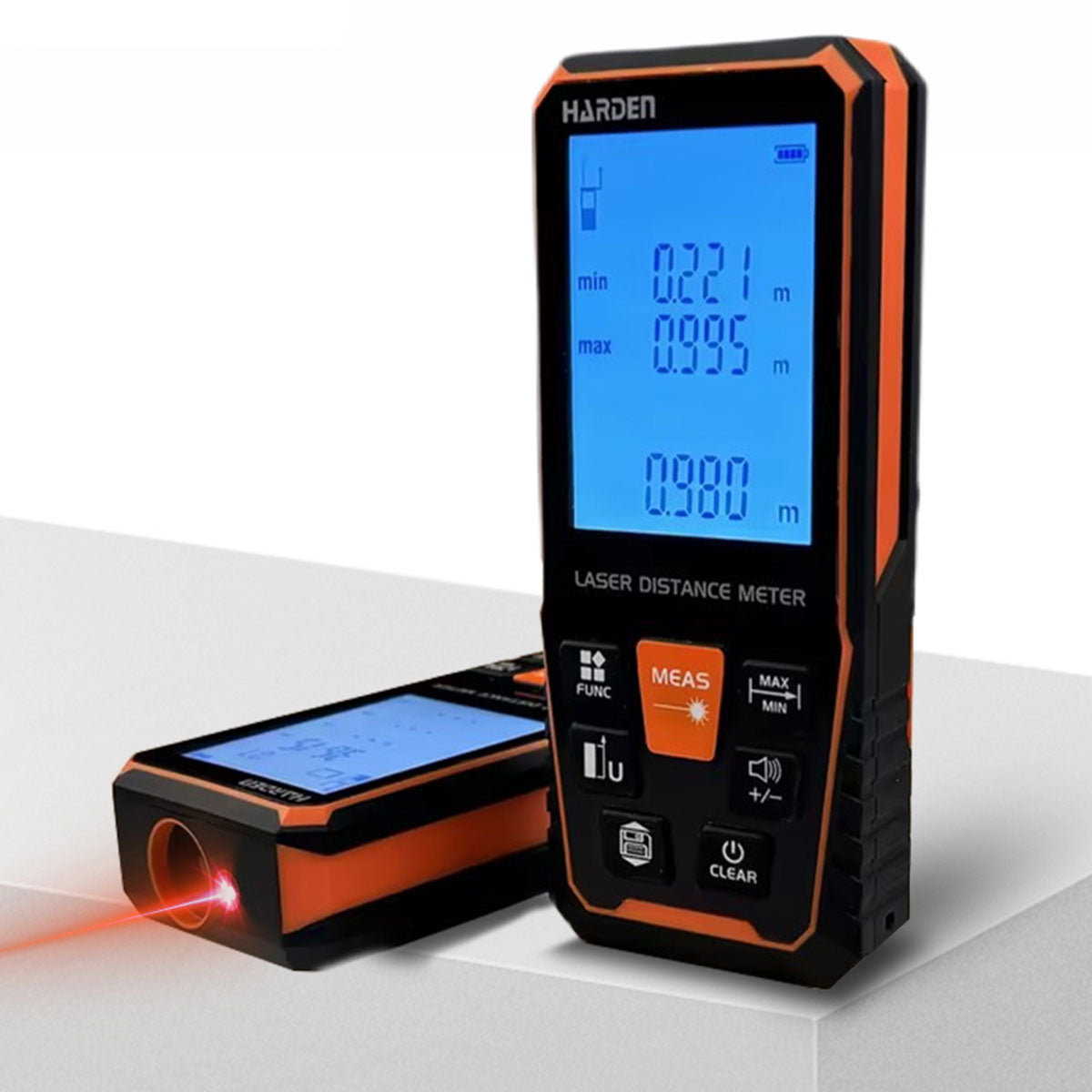HARDEN 60m (200ft) Professional Laser Distance Meter