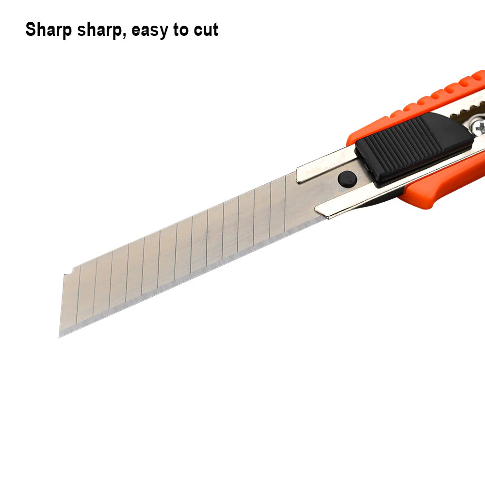 HARDEN 570306 professional 18mm snap-off utility knife with metal reinforced inner flute for heavy duty cutting