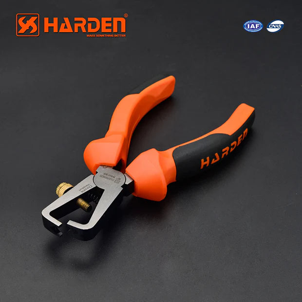 HARDEN 560235 6-Inch (150mm) Professional Wire Stripper & Cutter