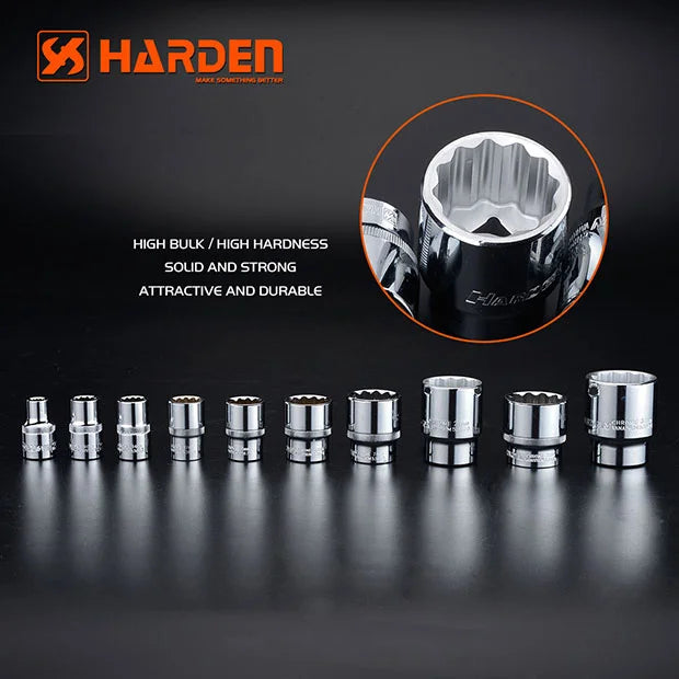 Harden Professional 1/2＂ Bi-Hexagon Socket | 535568-535592