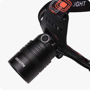 HARDEN 660735 Professional Rechargeable Aluminum LED Headlamp for Mechanics and Outdoor Use