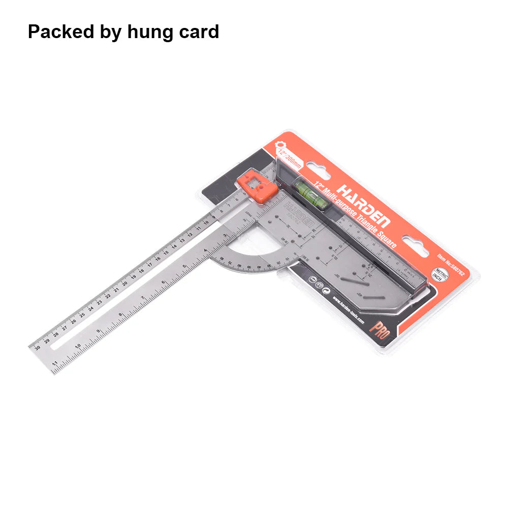 Harden Professional 12-Inch (300mm) Aluminum Multi-Purpose Triangle Square | 580762