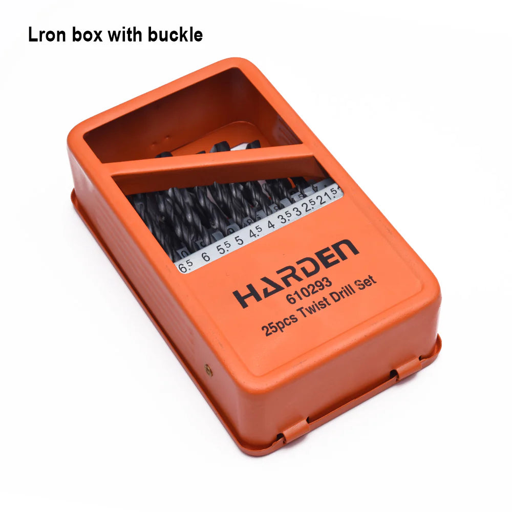 Harden Professional 25-Piece HSS Twist Drill Bit Set – 1mm to 13mm | 610293