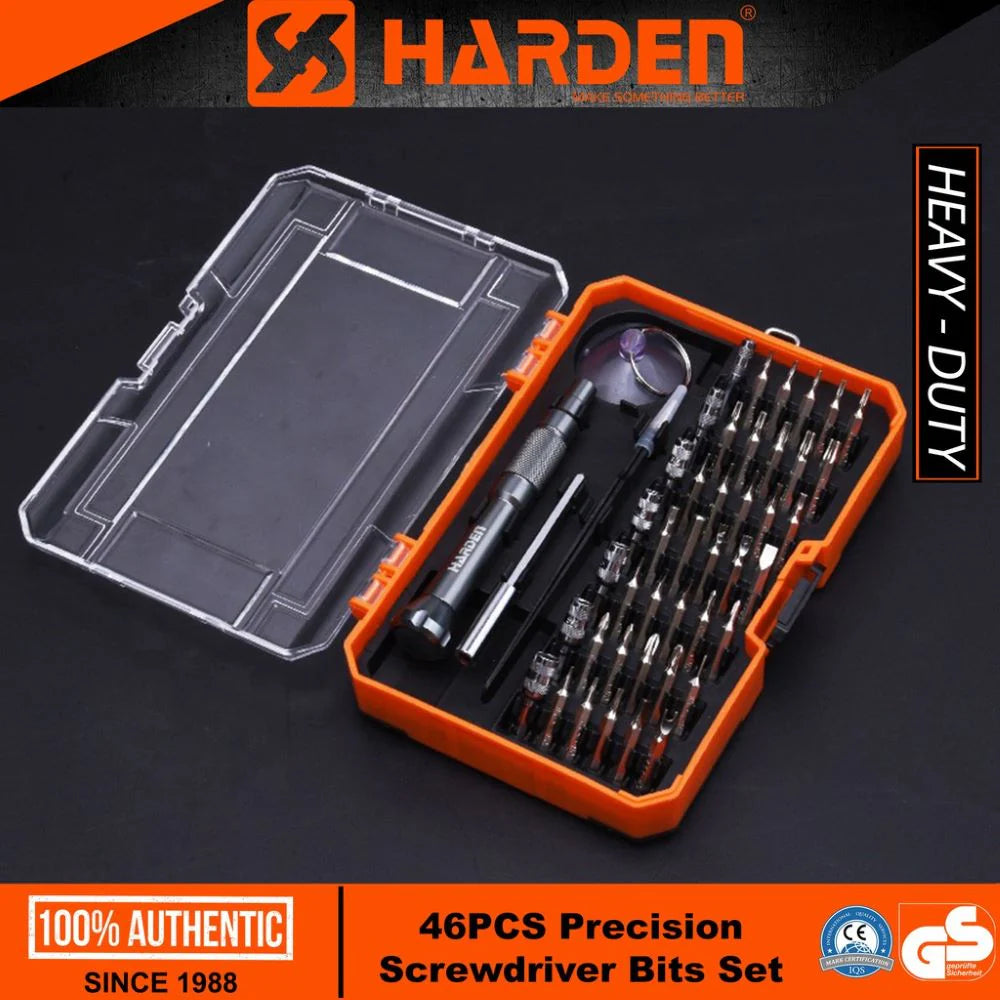 HARDEN 550145 45pc CrV Precision Screwdriver Bit Set