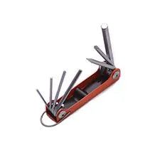 HARDEN 7-in-1 Professional Folding Metric Hex Key Set | 540610