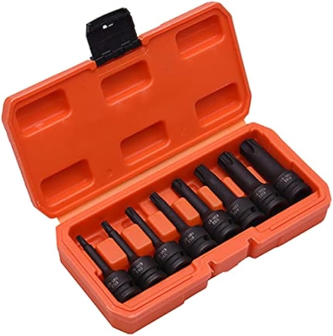 HARDEN 537048 8pc 1/2" Hex Impact Socket Set CrMo