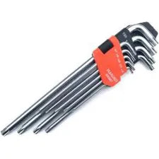 Harden Professional 9-Piece Extra-Long Metric Hex Key Wrench Set (1.5mm - 10mm) | 540608