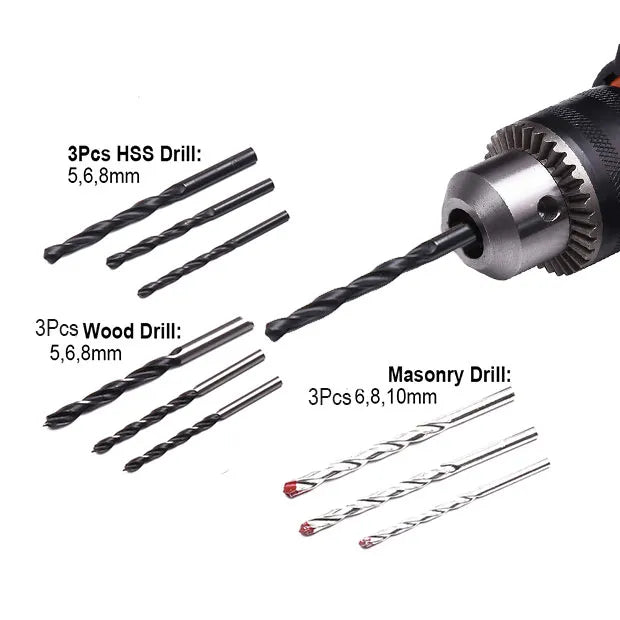 Harden Hand Tool Professional 36Pcs Multi-Functional Impact Drill Set | 510836