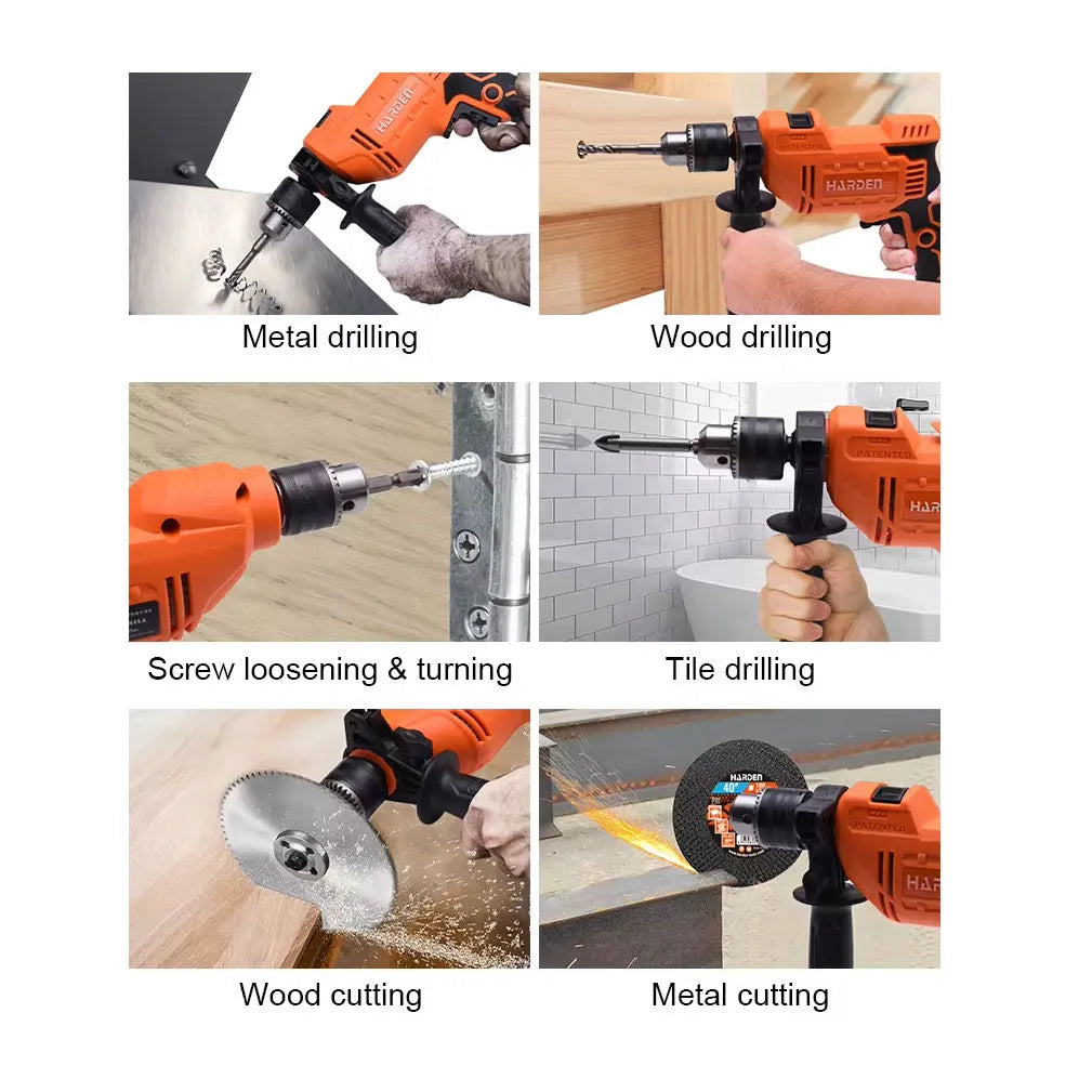 Harden Hand Tool Professional 36Pcs Multi-Functional Impact Drill Set | 510836