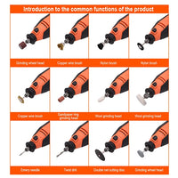 Harden 211-Piece Professional Rotary Grinder Set – 130W Multi-Purpose Tool Kit | 752912