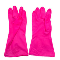 Household Silicone Gloves - Cleaning, Gardening, Washing Gloves - Pink