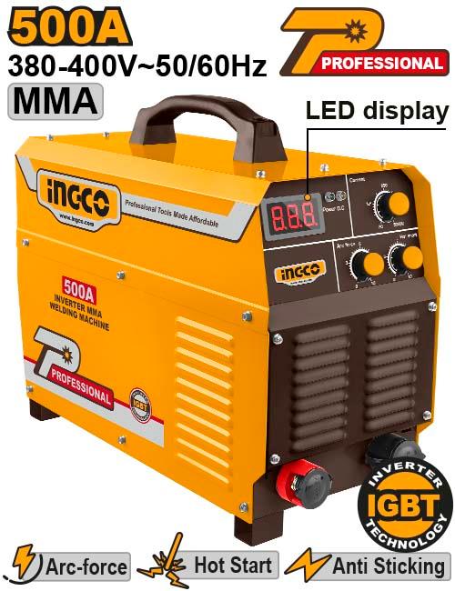 Ingco 500A Inverter MMA Welding Machine | ING-MMA5008 Ingco