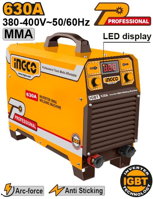 Ingco 630A Inverter MMA Welding Machine | ING-MMA6308 Ingco