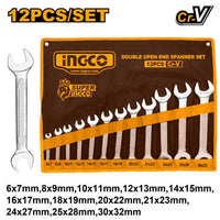 Ingco-12Pcs-Double-Open-End-Spanner-Set-HKSPA2142-Marvisons