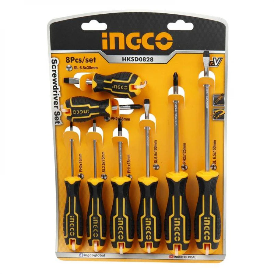 Ingco-8-Pcs-screw-driver-set-HKSD0828-Marvi_Sons