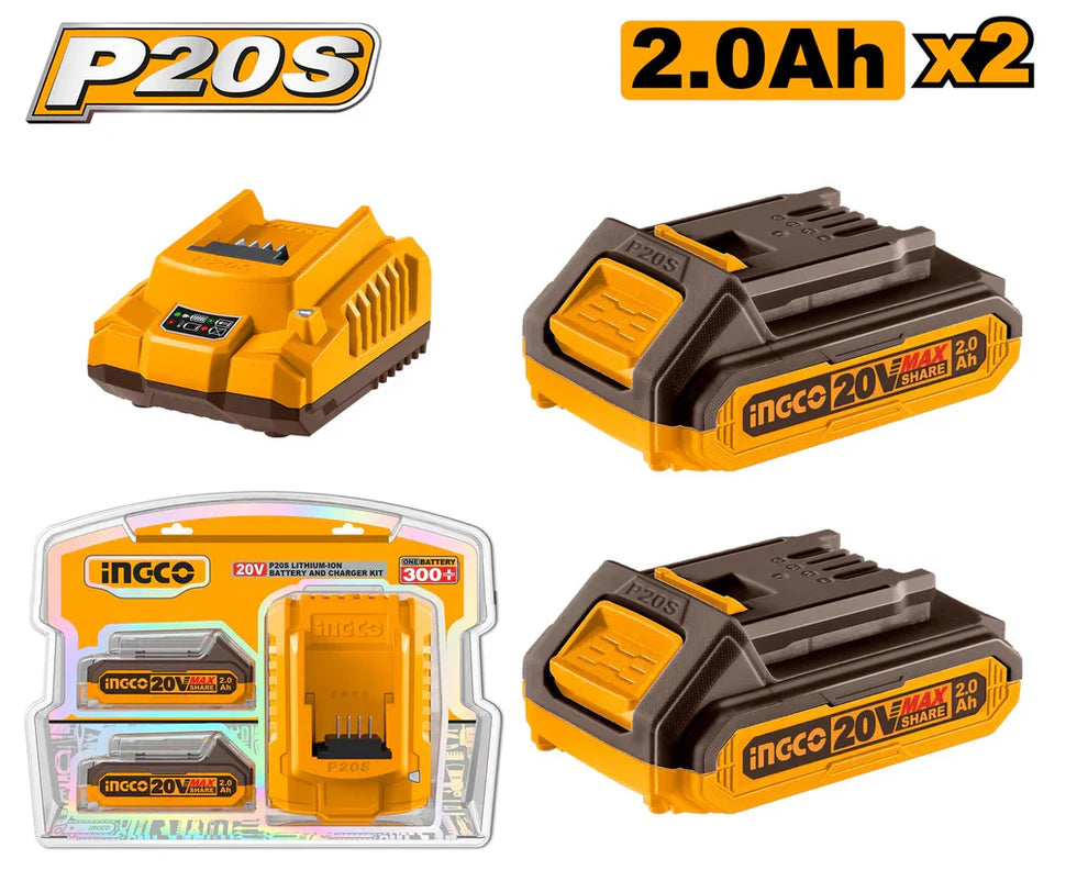 Ingco-P20S-Lithium-Ionbattery-and-charger-kit-FBCPK1222-Marvi-Sons