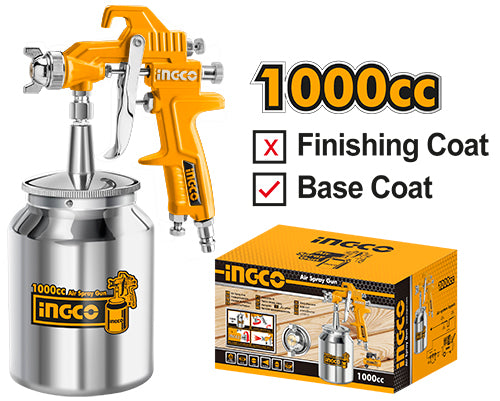 INGCO 1000cc Air Spray Gun | ASG3105