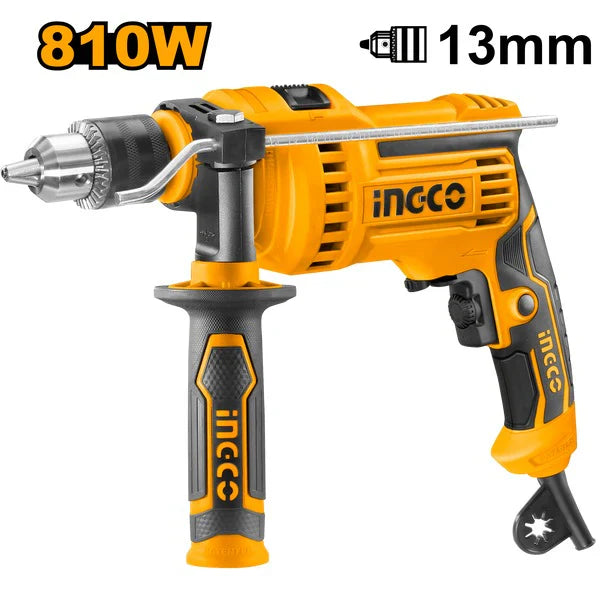 INGCO ID8108 810W Corded Impact Drill 13mm Chuck 2800RPM