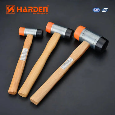 Harden Professional 35mm Double-Faced Soft Mallet with Wood Handle | 590425 Harden