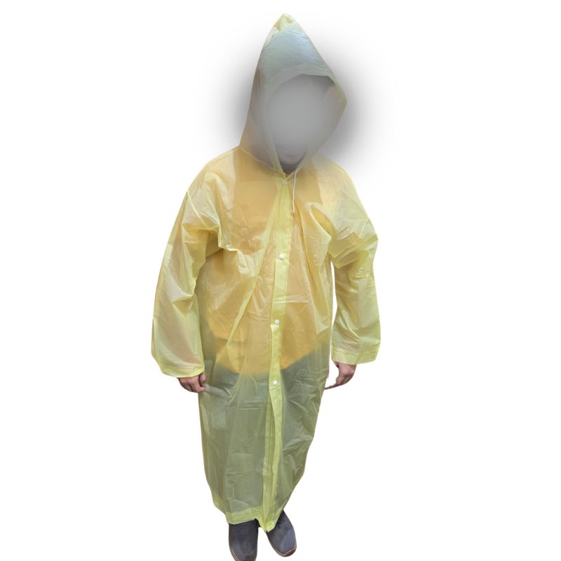 High Quality 100% Waterproof Adults Raincoat Outdoor Worker Safety Hooded Rain Coat