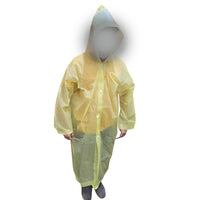 High Quality 100% Waterproof Adults Raincoat Outdoor Worker Safety Hooded Rain Coat