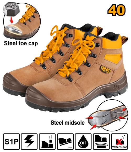 Ingco Safety boots | SSH02S1P.40 Ingco