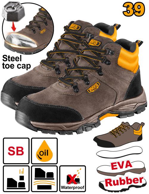 Ingco Size 39 Safety boots | SSH11SB.39 Ingco