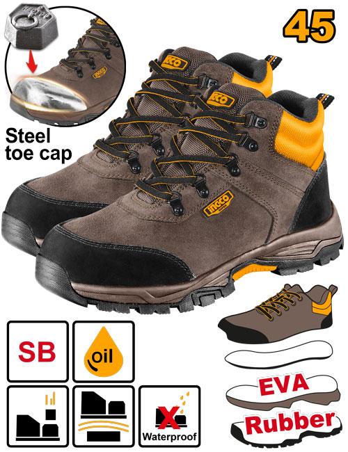 Ingco Size 45 Safety boots | SSH11SB.45 Ingco