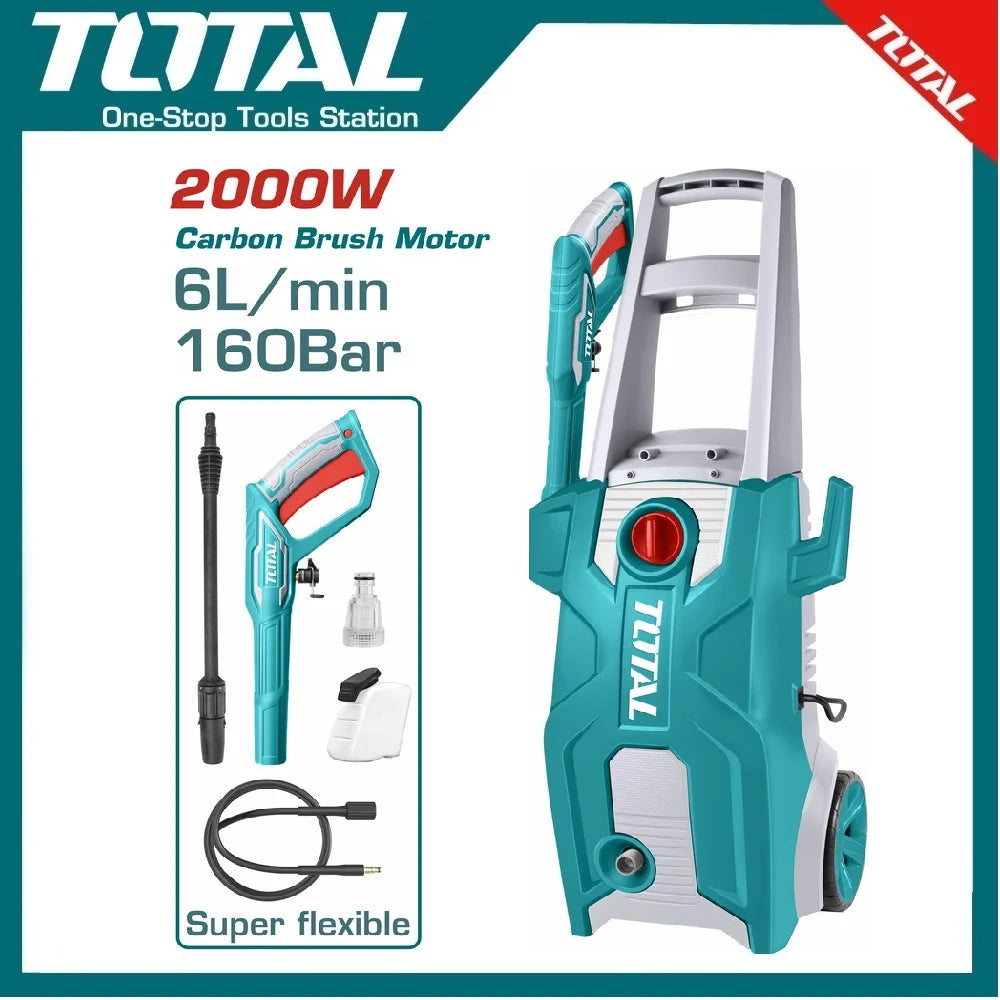 Total 160Bar High Pressure Washer – 2000W | TGT11376