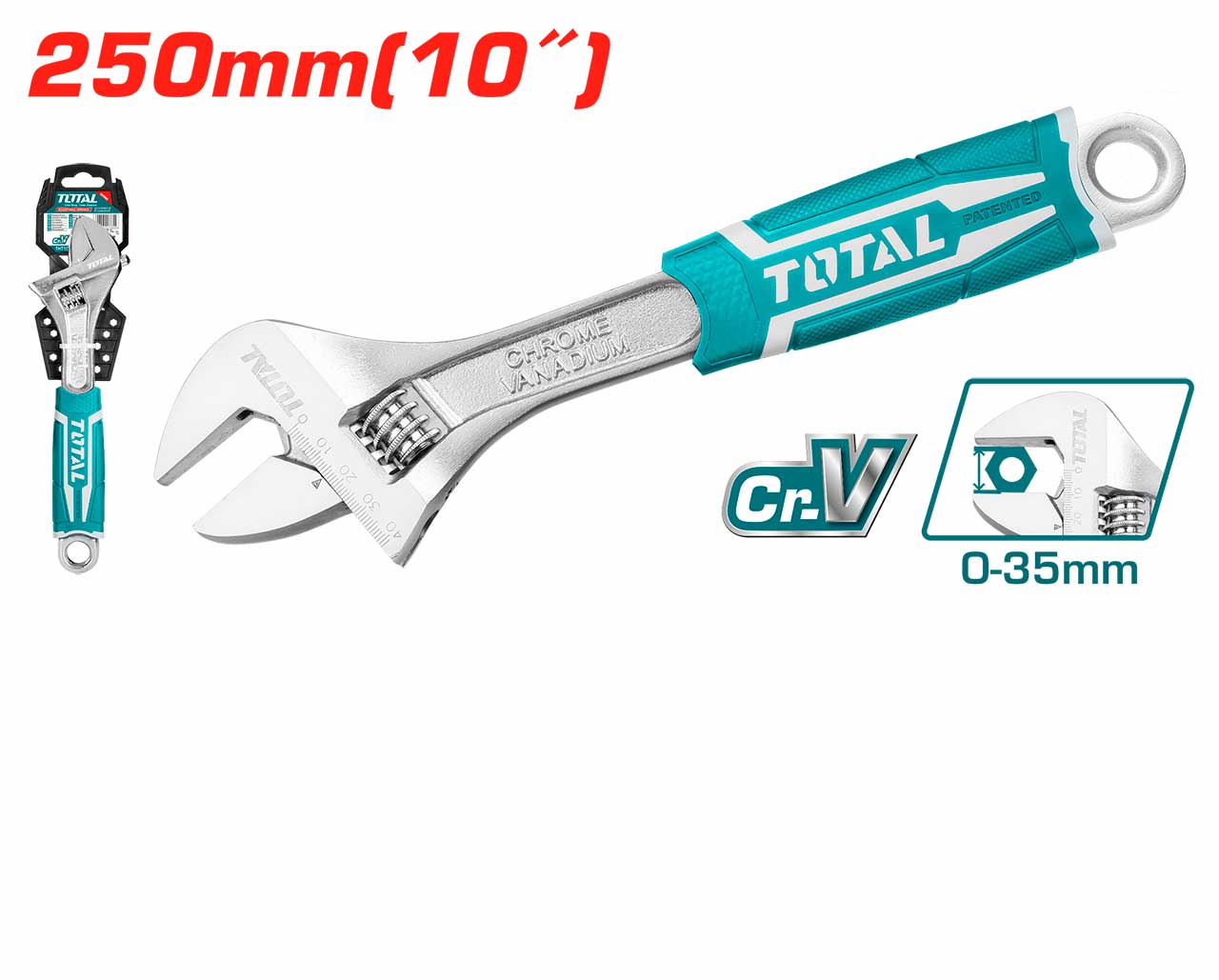 Total Adjustable Wrench THT101106