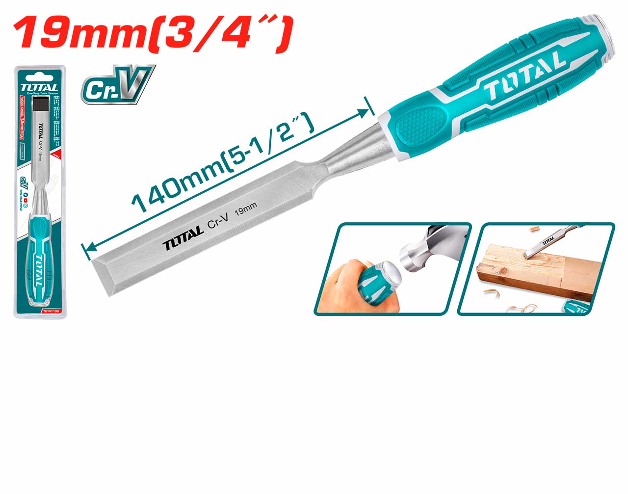 Total Wood Chisel THT41196