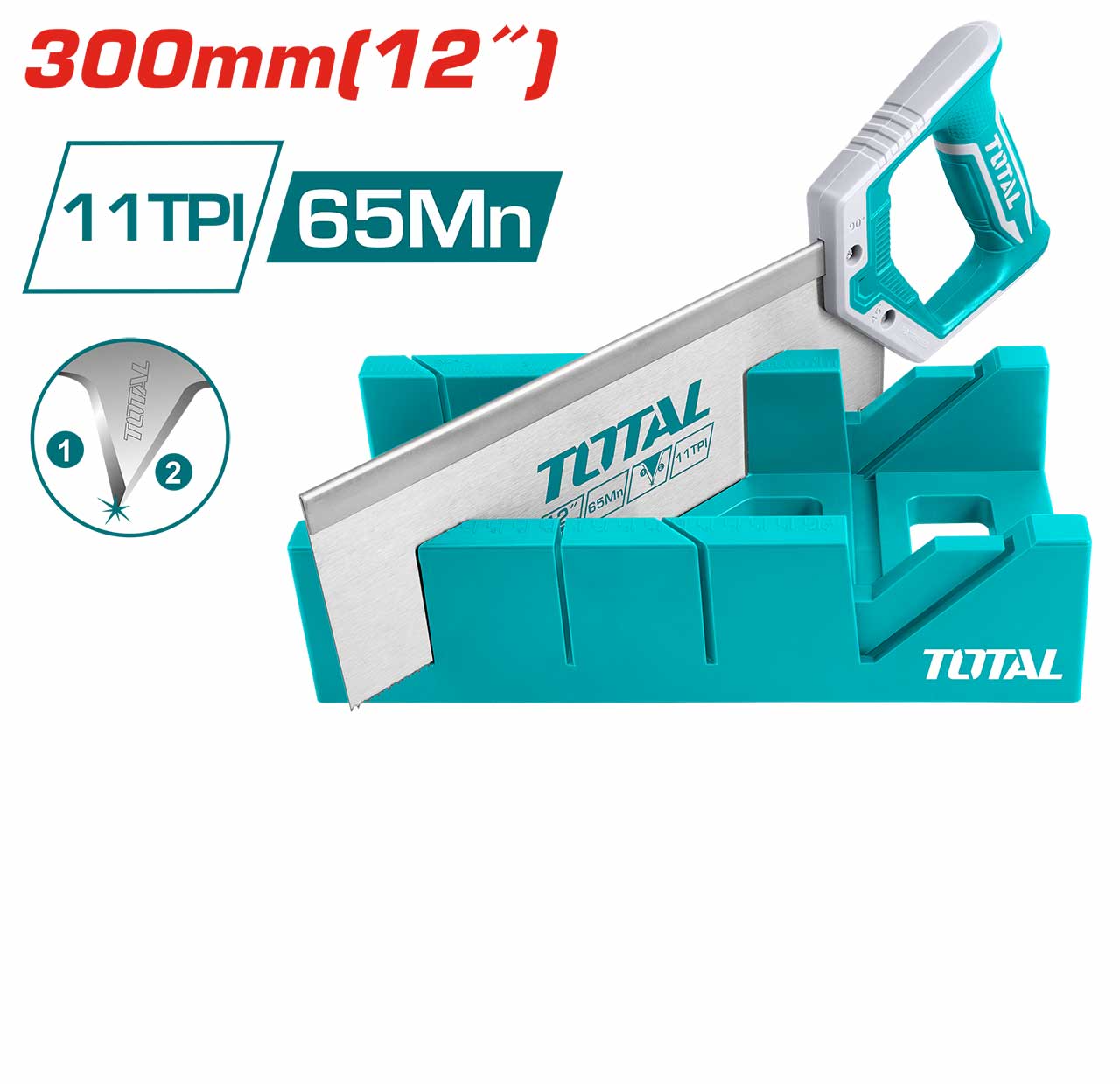 Total Mitre Box and Back Saw Set THTK591262