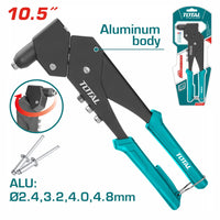 TOTAL 10.5" Heavy Duty 360° Swivel Head Hand Riveter | THT32106