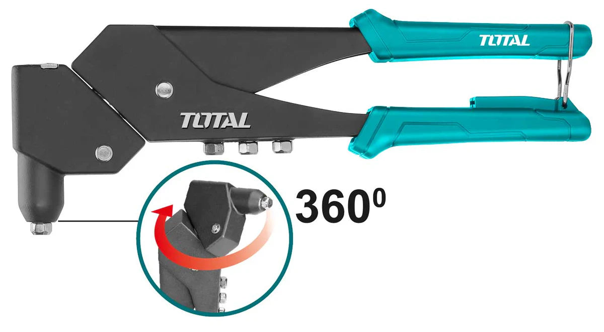 TOTAL THT32106 360 Degree Swivel Head Hand Riveter Tool
