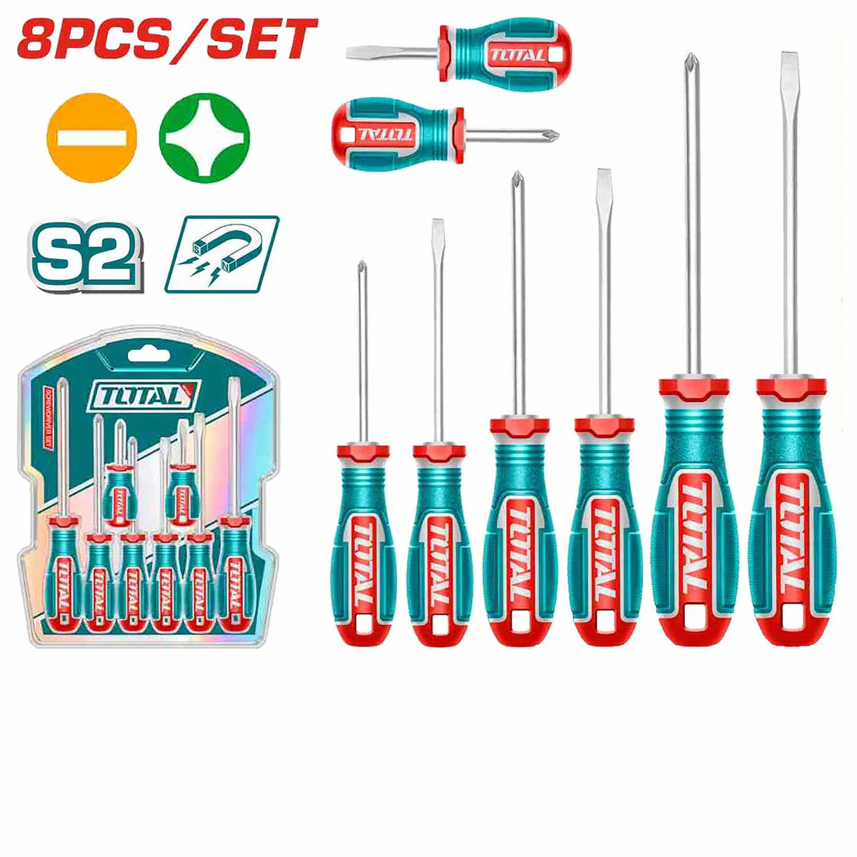 Total-8-Pcs-screw-driver-set-TKSDS0826-Marvi_Sons