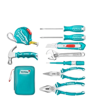 TOTAL 9 PCS HAND TOOLS SET 9pcs hand tools