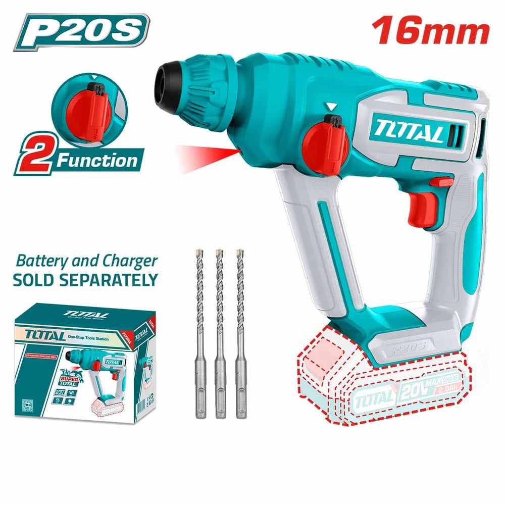 Total-Cordles-srotary-hammer-20V-TRHLI20168-Marvi_Sons