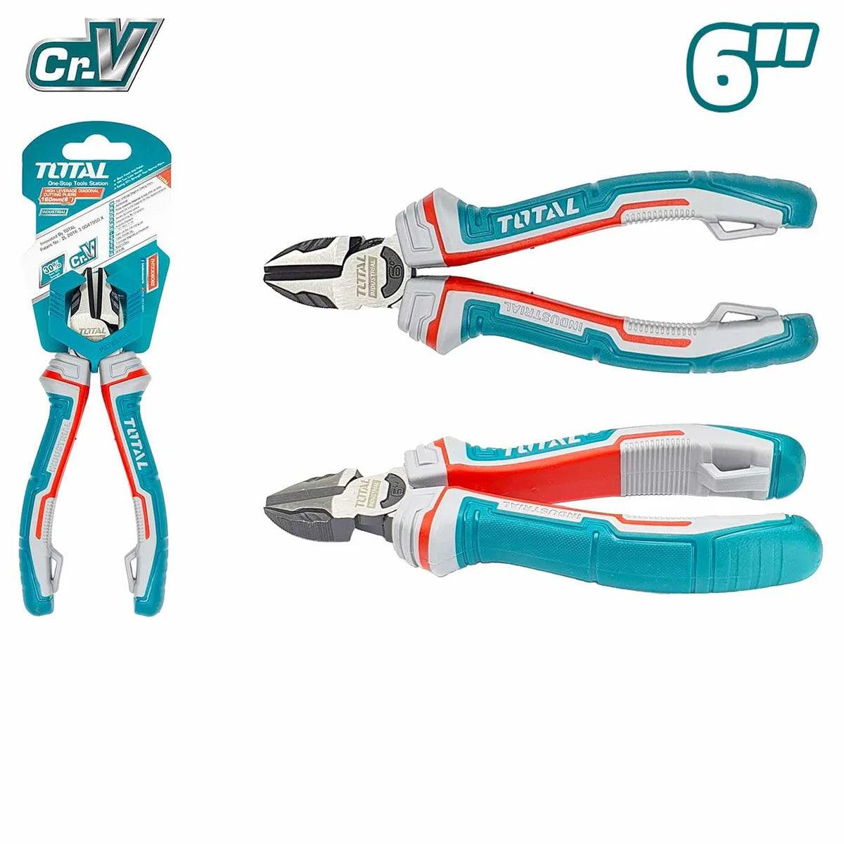 Total-High-leverage-diagonal-cutting-pliers-6Inch-THT230606S-Marvi_Sons
