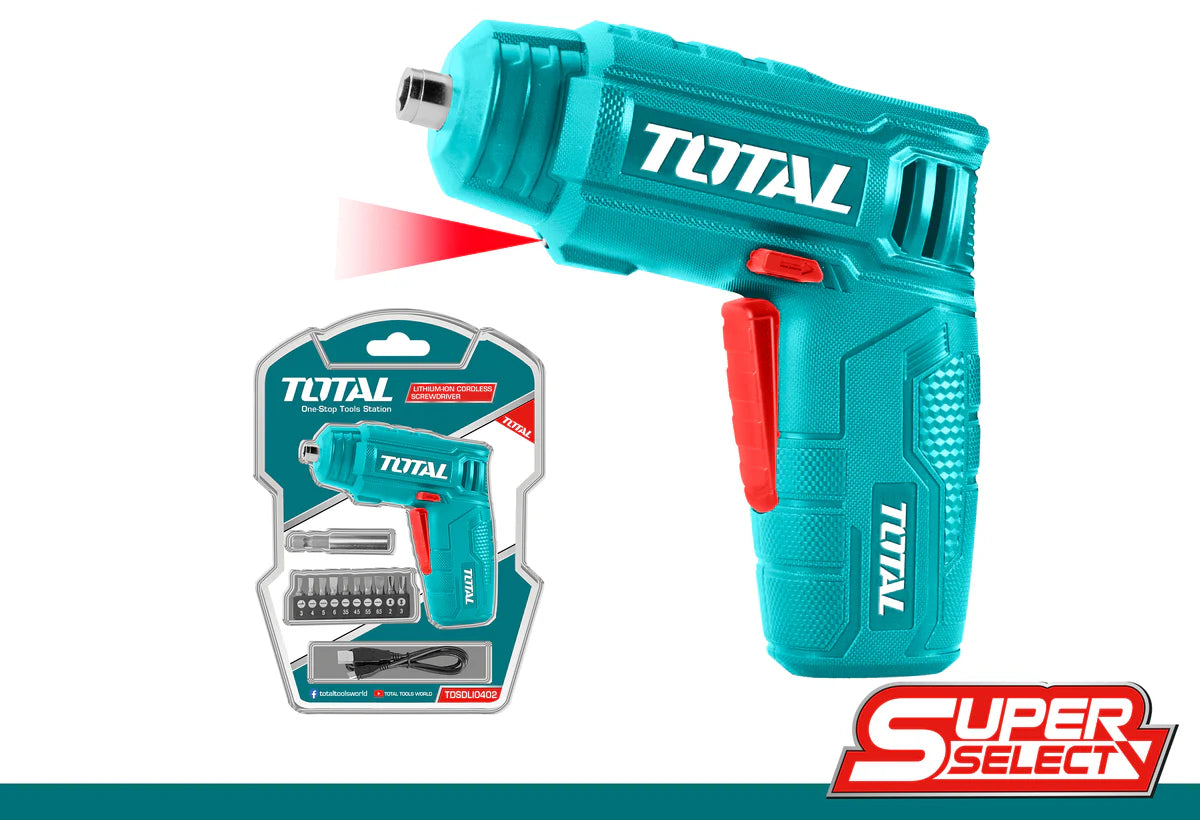 Total-Lithium-Ion-cordless-screwdriver-4V-TSDLI0402-Marvi_Sons