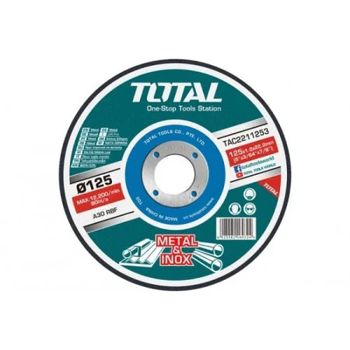 TOTAL TAC2211253 125mm (5") Abrasive Metal Cutting Disc